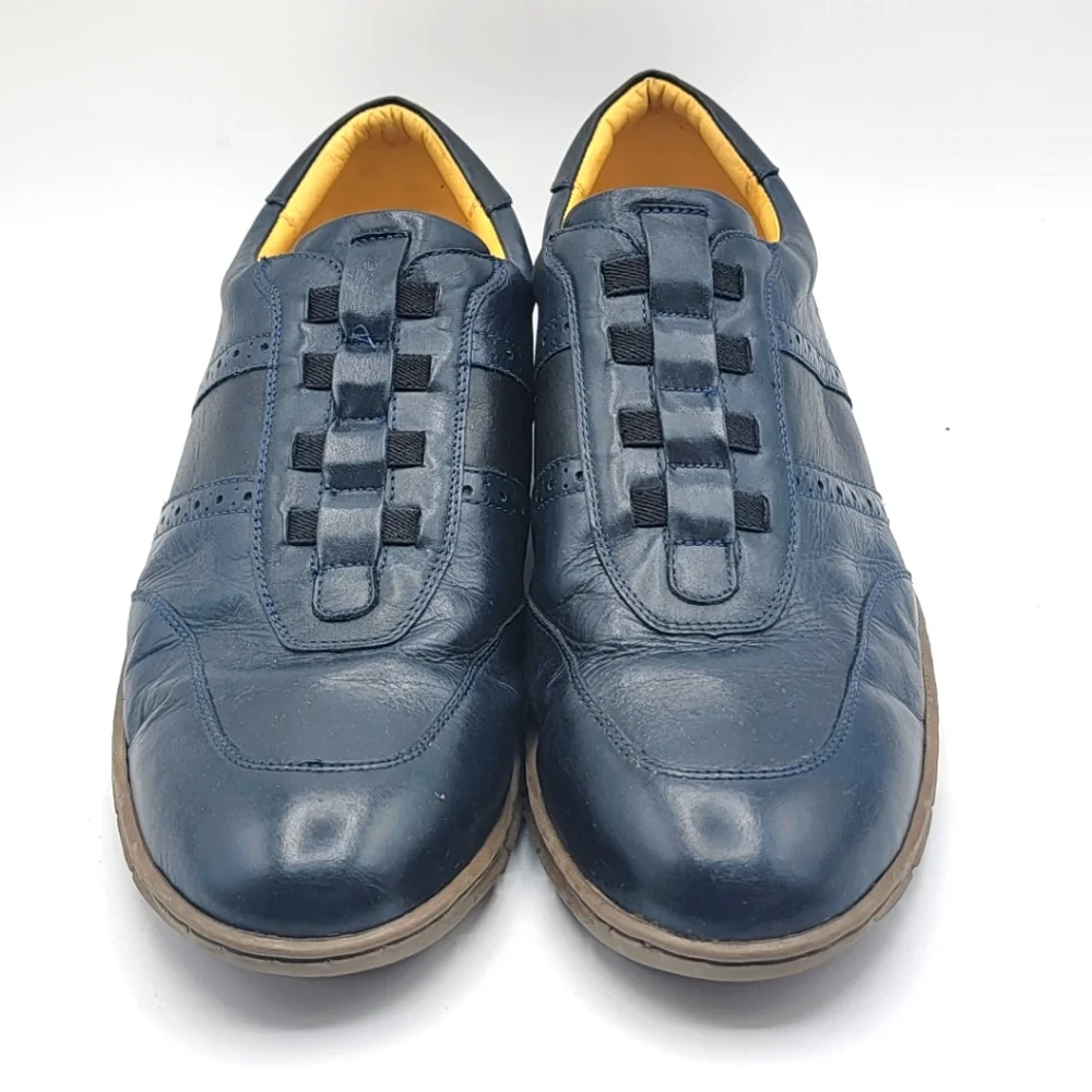 SANDRO MOSCOLONI Noah Slip-on Navy‎ Sneakers Size 12D. #S1226